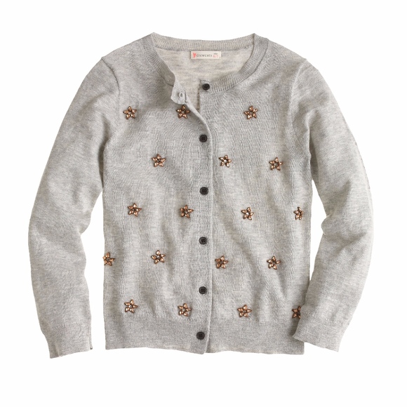 Crewcuts Other - Crewcuts Girls Caroline Sweater Cardigan Stars